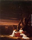 Thomas Cole Angels Ministering to Christ in the Wilderness painting